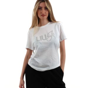 T-shirt con applicazioni Liu Jo