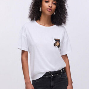 T-shirt con patch Liu Jo