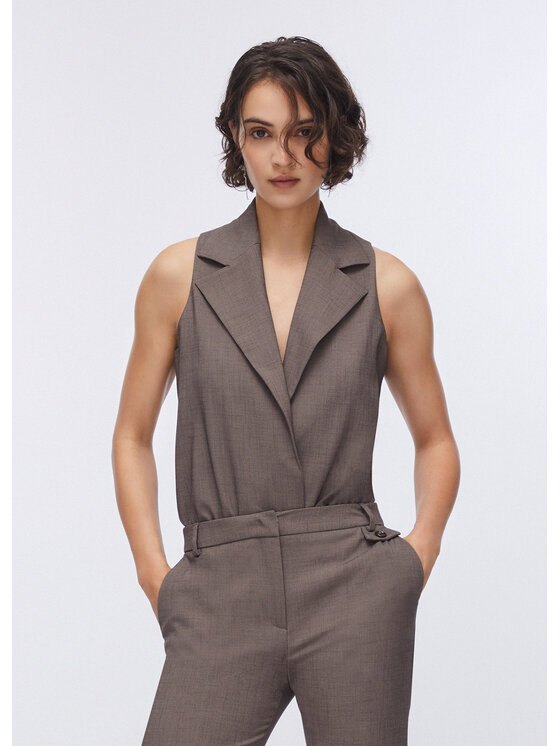Gilet body in tessuto mélange Liu Jo