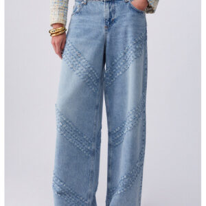Jeans flare con dettagli laserati Liu Jo