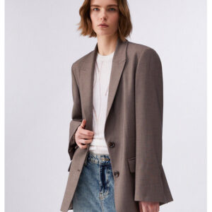 Blazer oversize in tessuto mélange Liu Jo